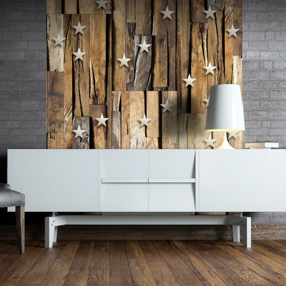 Fototapet Arkiio Wooden Constellation 50x1000 cm