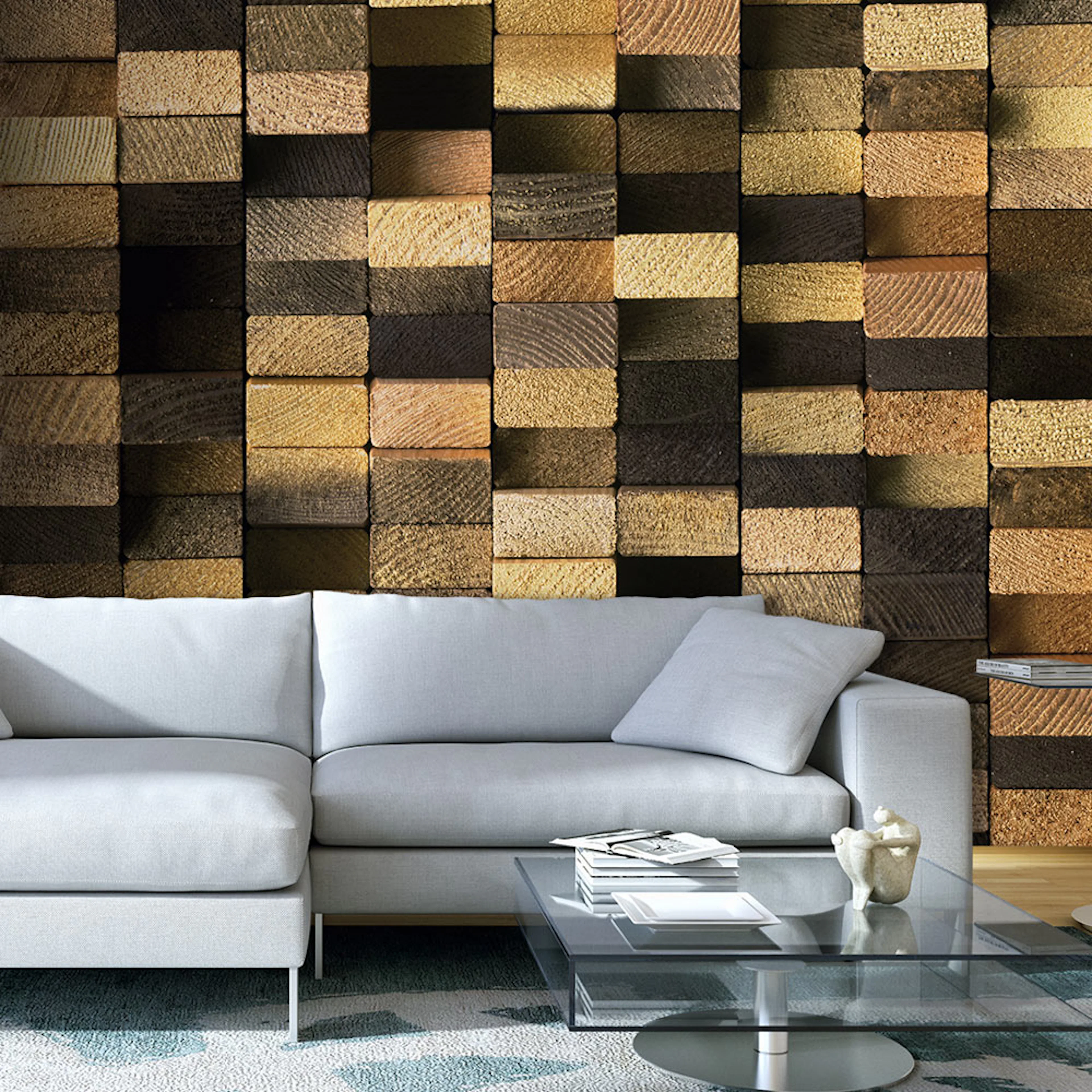 Fototapet Arkiio Protected by the Wooden Weave 50x1000 cm