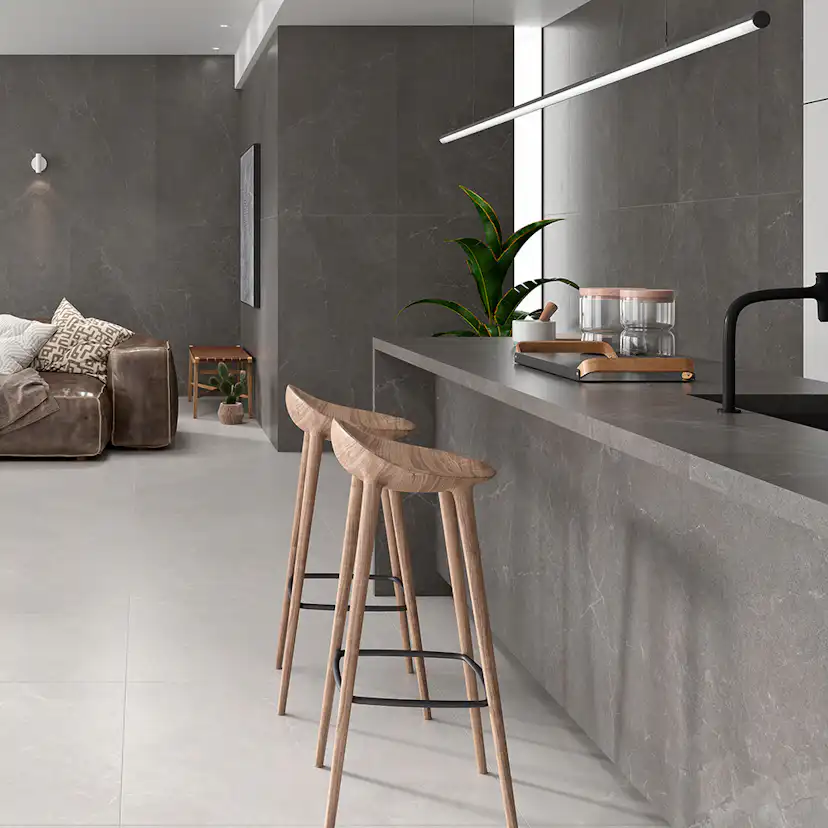 Klinker Tenfors Storm White 120x120 cm