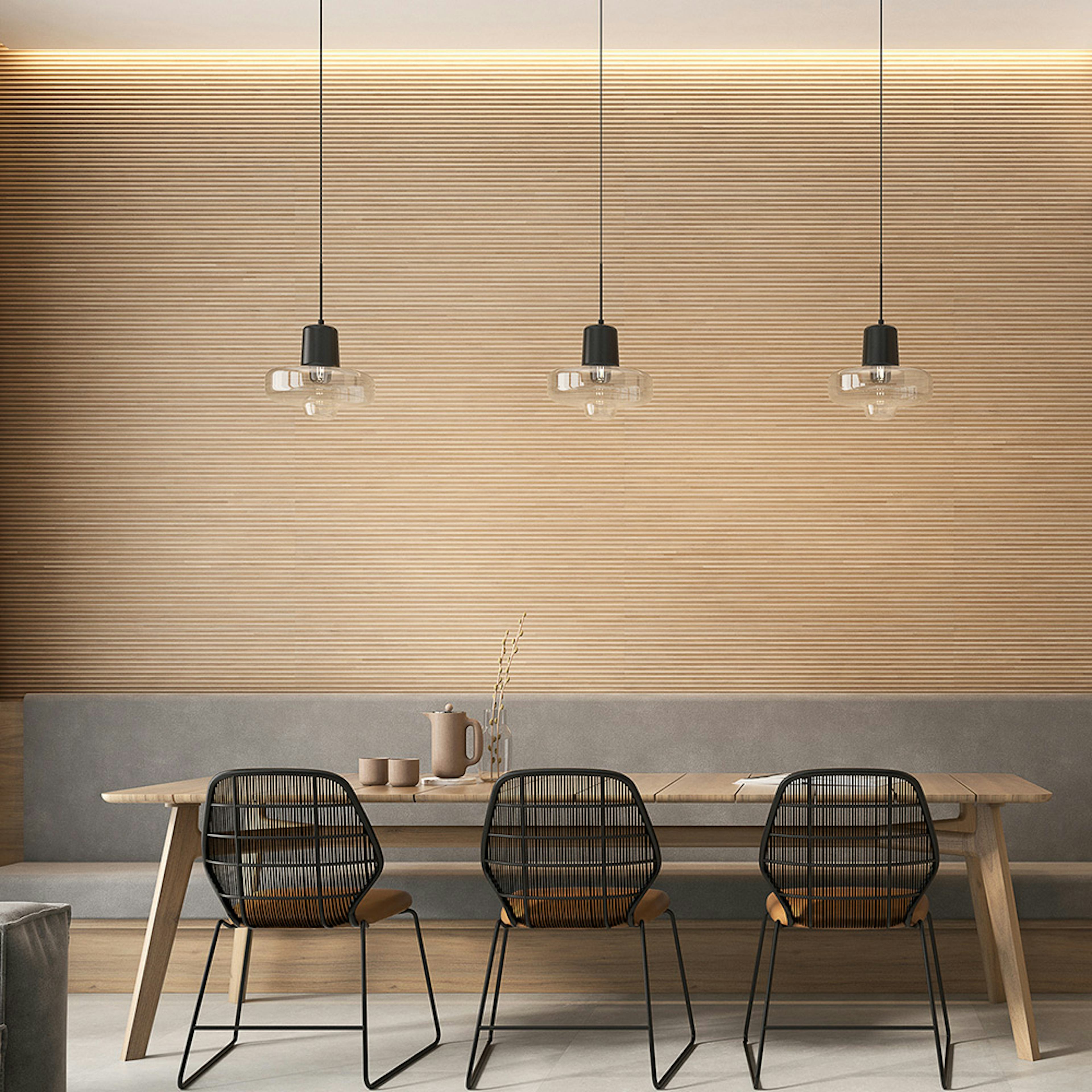 Kakel Tenfors Marlen Slat Oak 40x120 cm