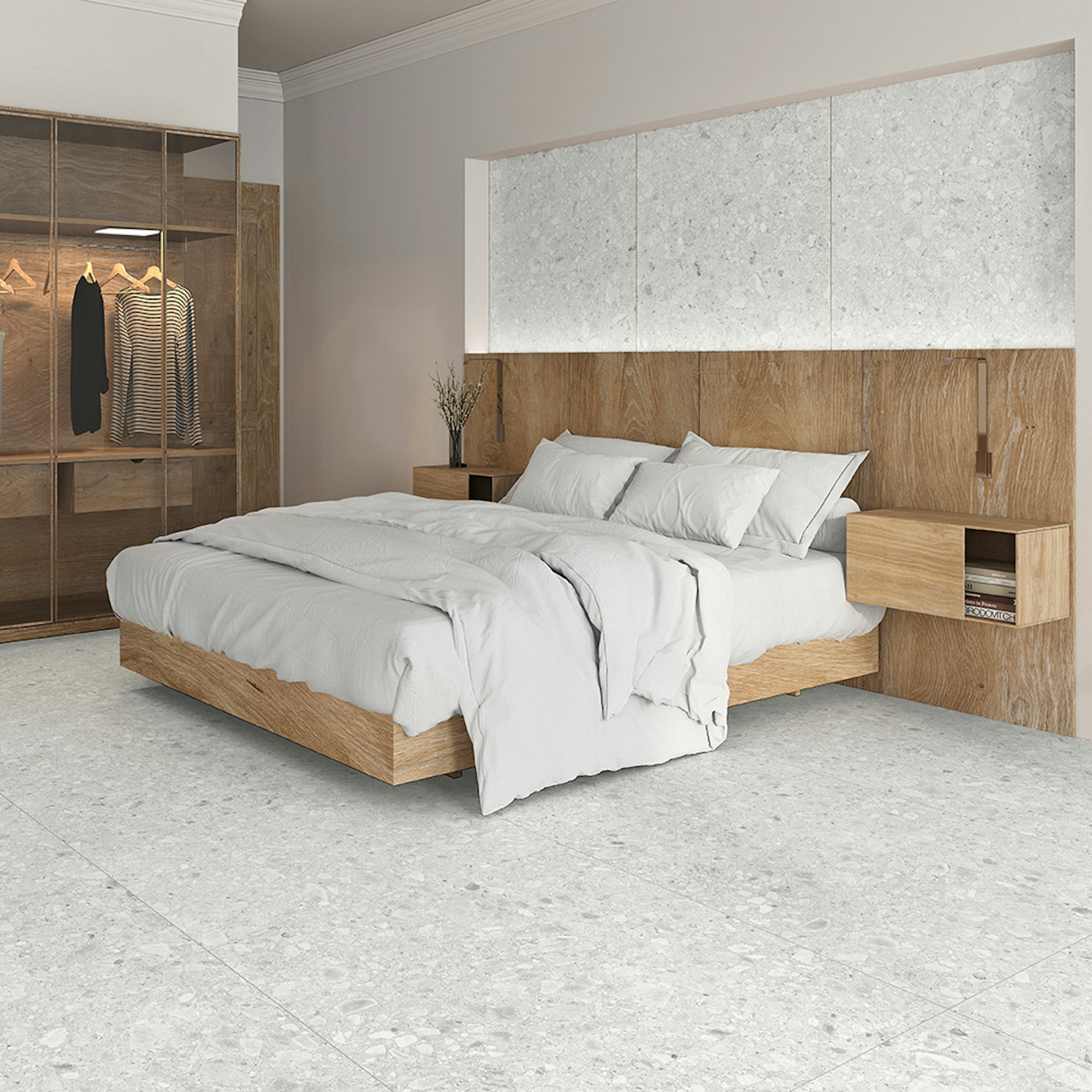 Klinker Tenfors Flodsten Snow 60x60 cm