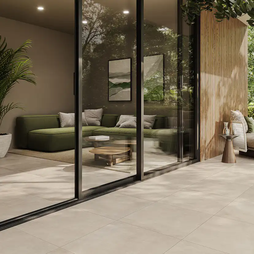 Klinker Lhådös Silk Ecru 60x60 cm