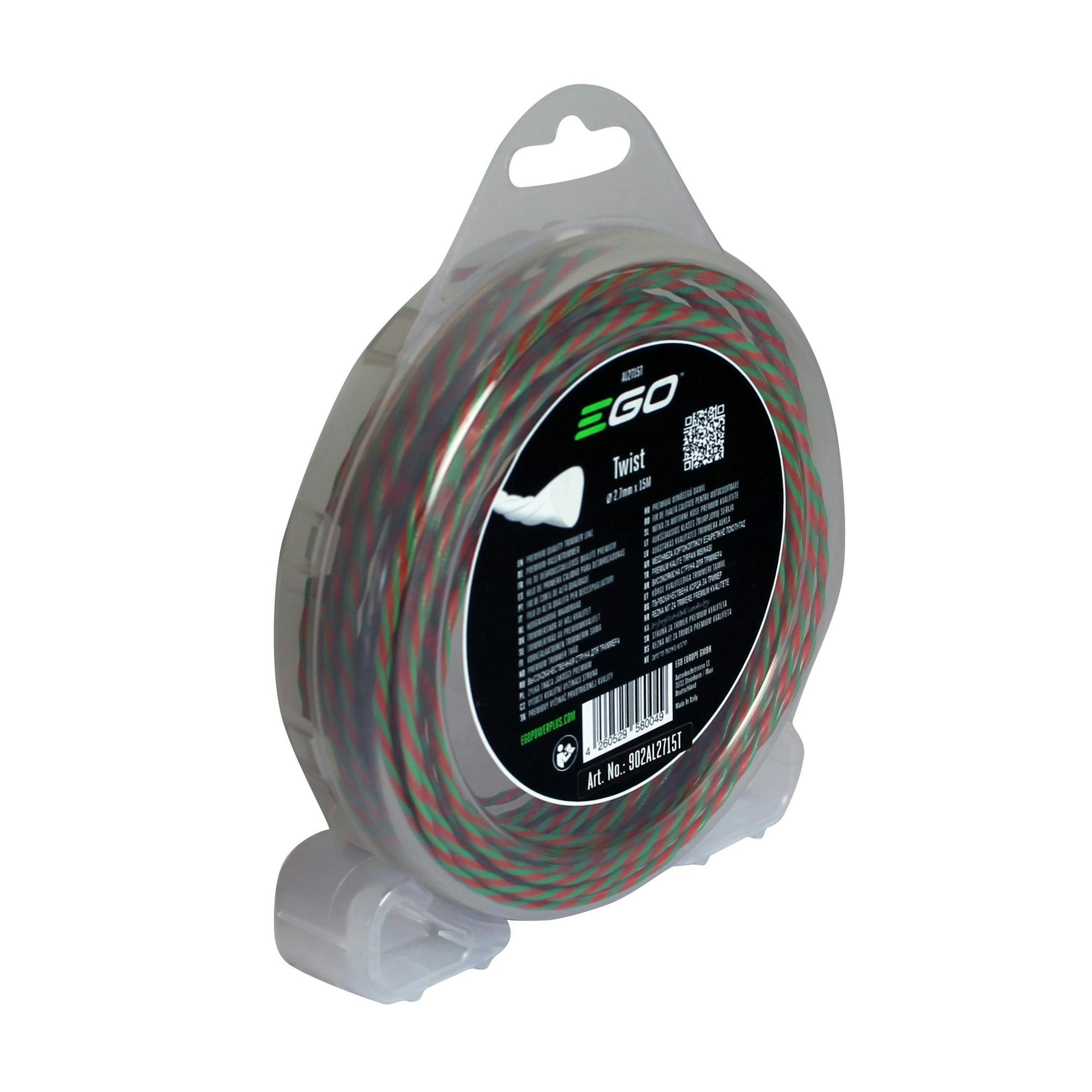 Trimmertråd EGO Tvinnad 2.7mm x 15m