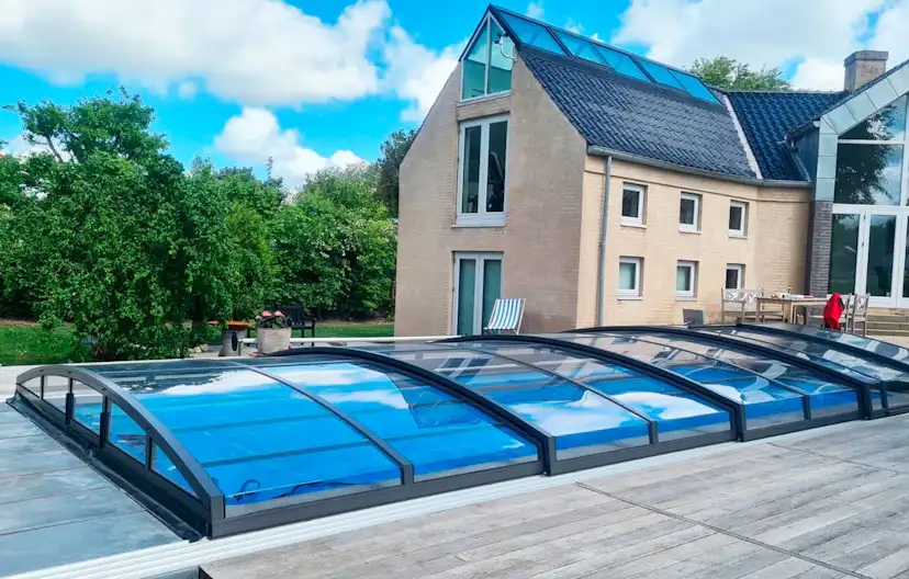 Pooltak Nordenspa Lowline 4,20 x 8,61 Klarplast