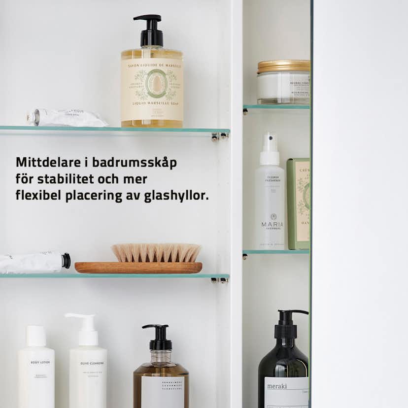 Möbelpaket Miller Badrum New York 600 med Tvättställ och Spegelskåp