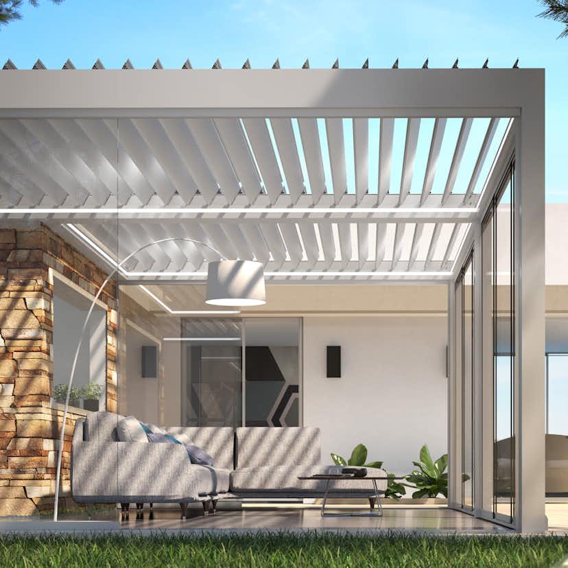 Aluminiumpergola Allvy Sunroom Orienta