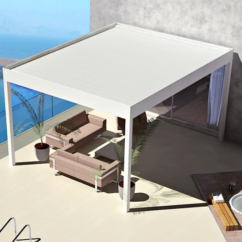 Aluminiumpergola Allvy Sunroom Oskura XL