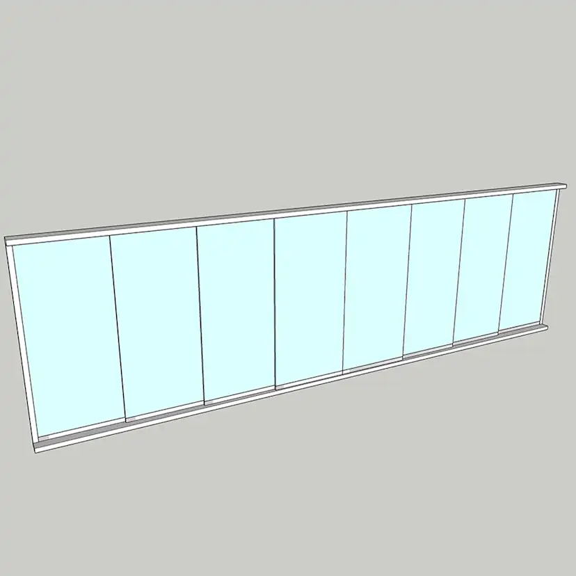 Skjutparti Allvy TuttoVetro Slide 8-Delad