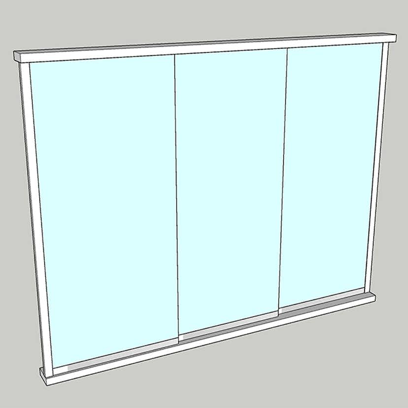 Vikparti Allvy Sunroom s75 3-Glas 3-Delad