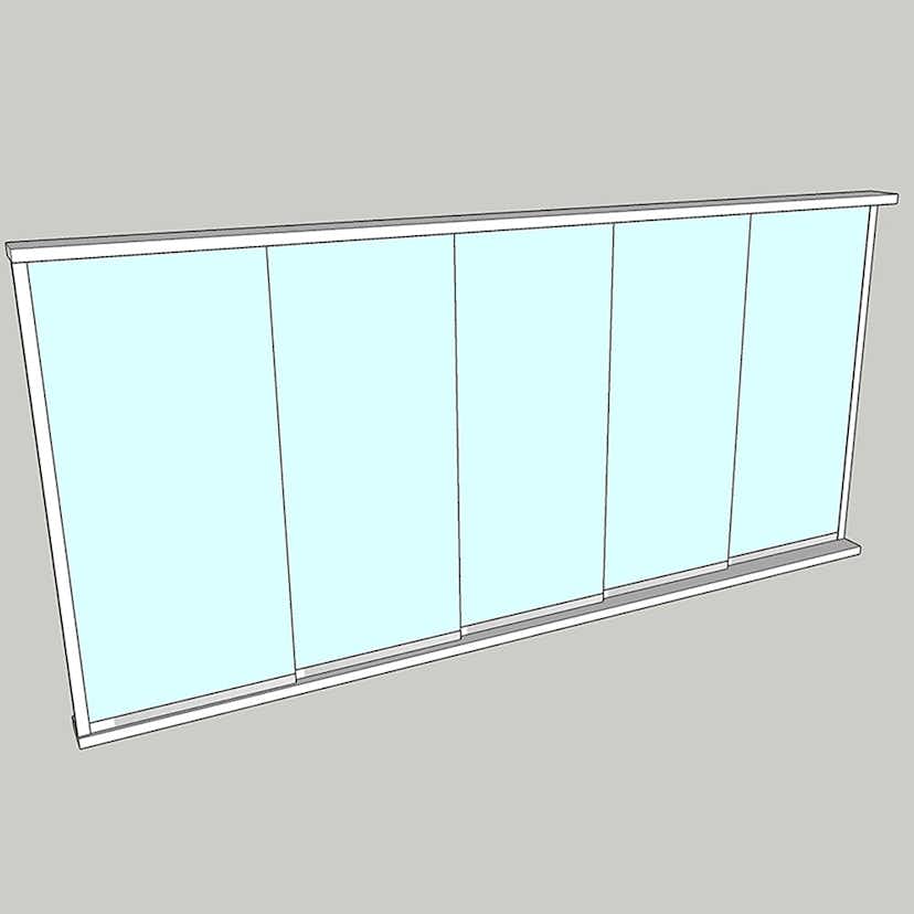 Vikparti Allvy Sunroom s75 3-Glas 5-Delad