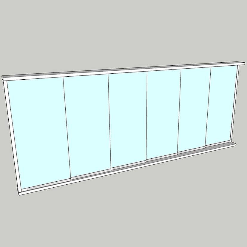 Vikparti Allvy Sunroom s75 3-Glas 6-Delad