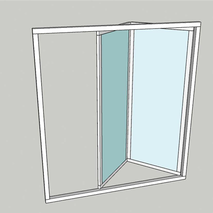 Vikparti Allvy Sunroom s30 2-Delad