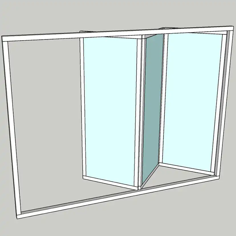 Vikparti Allvy Sunroom s30 3-Delad