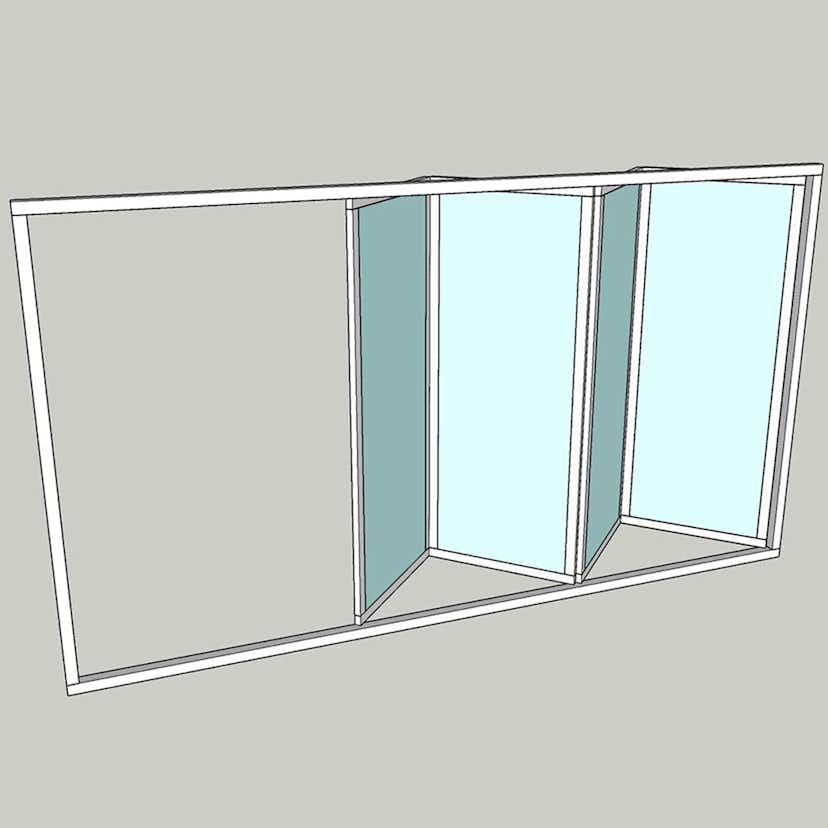 Vikparti Allvy Sunroom s30 4-Delad