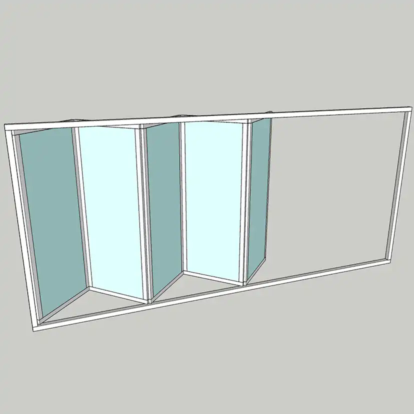 Vikparti Allvy Sunroom s30 5-Delad