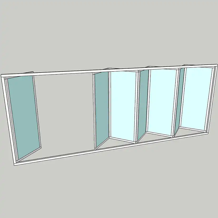 Vikparti Allvy Sunroom s75 3-Glas 7-Delad