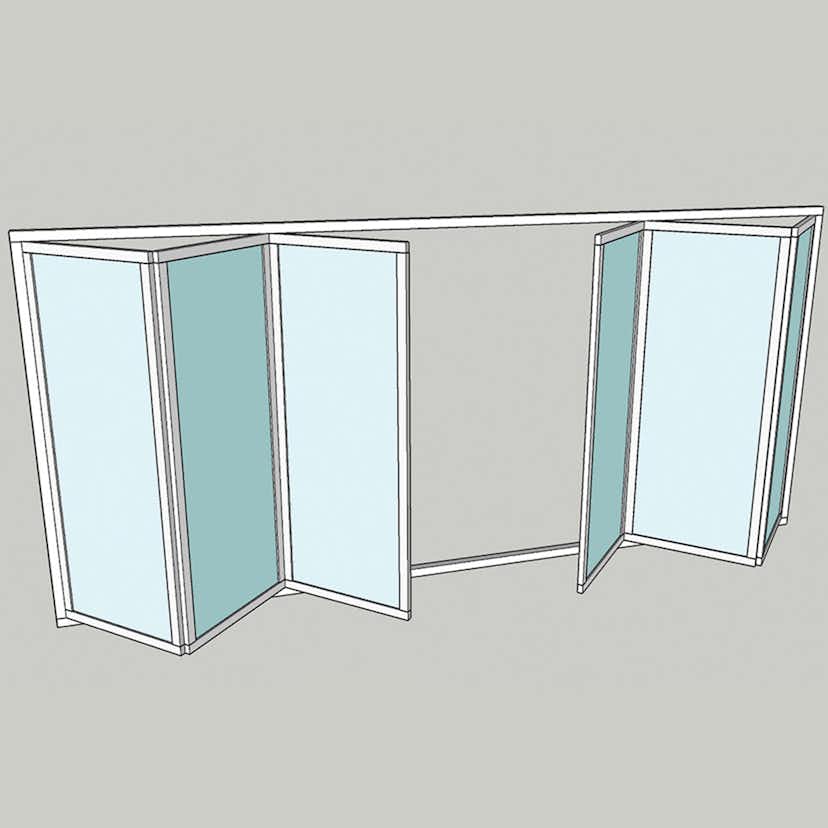 Vikparti Allvy Sunroom s30 6-Delad