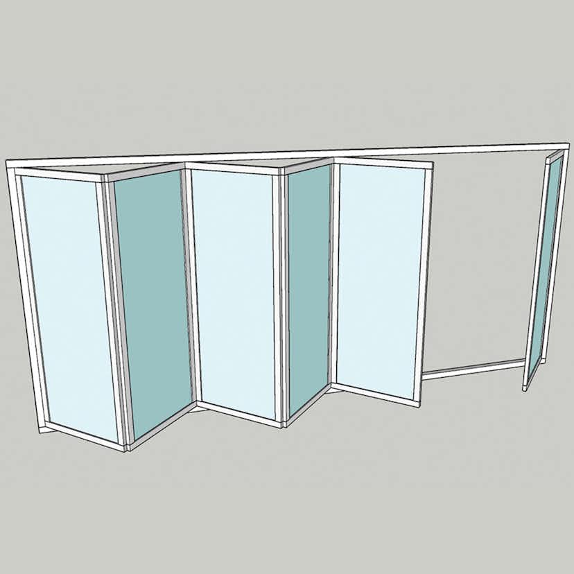 Vikparti Allvy Sunroom s30 6-Delad