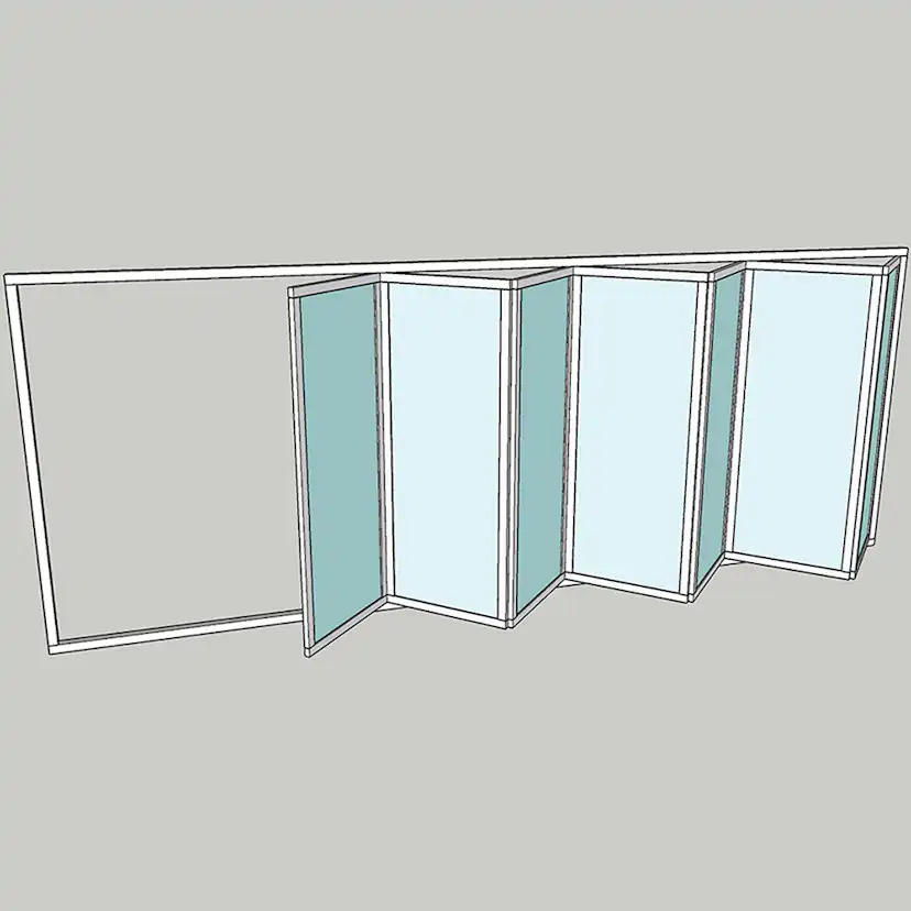 Vikparti Allvy Sunroom s75 3-Glas 7-Delad