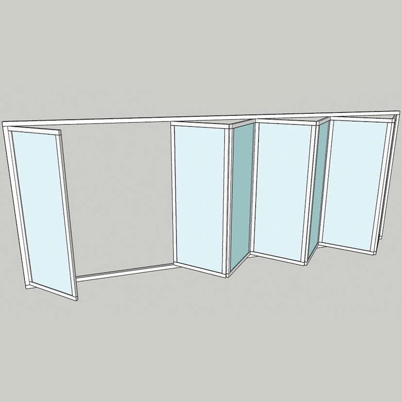 Vikparti Allvy Sunroom s30 7-Delad