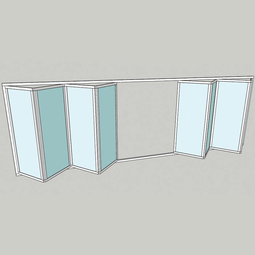 Vikparti Allvy Sunroom s30 8-Delad