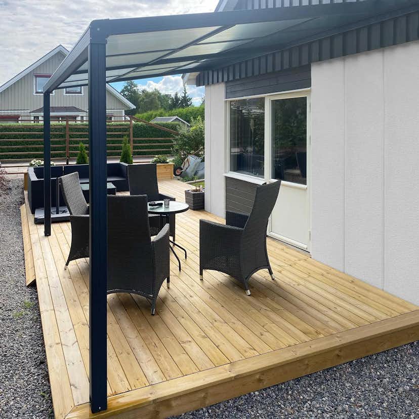 Veranda Metalcraft 12m² Skjutbart Altantak