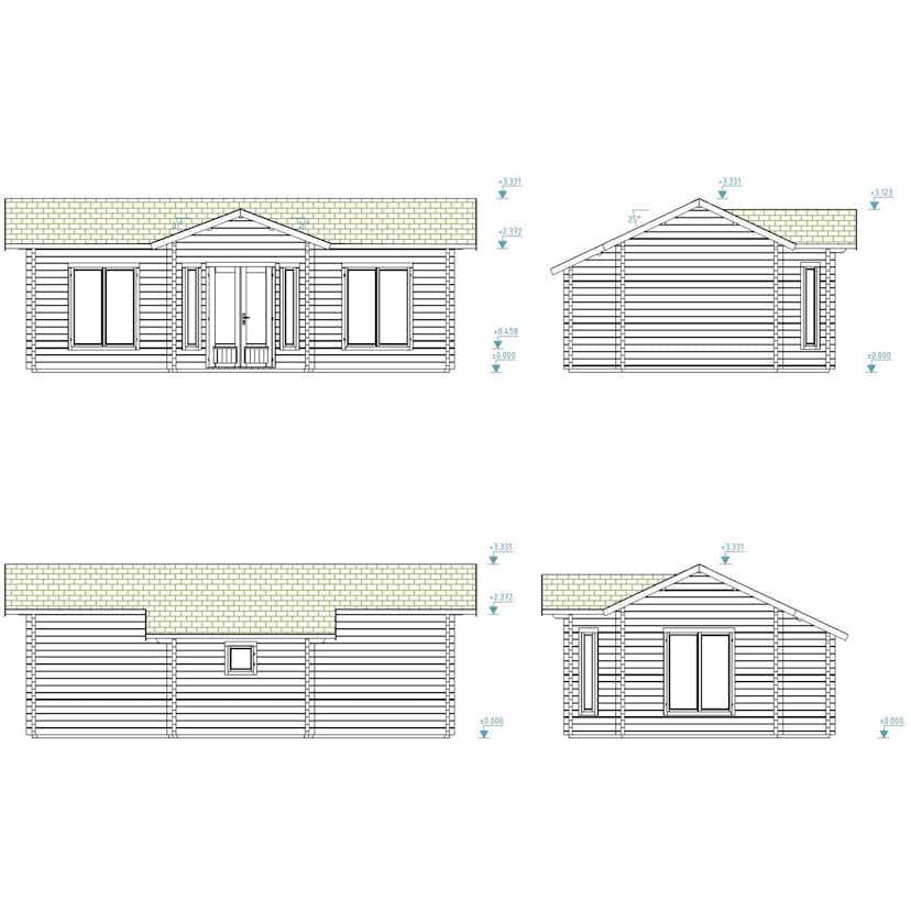 Stuga Palmako Anna 29,2 m2