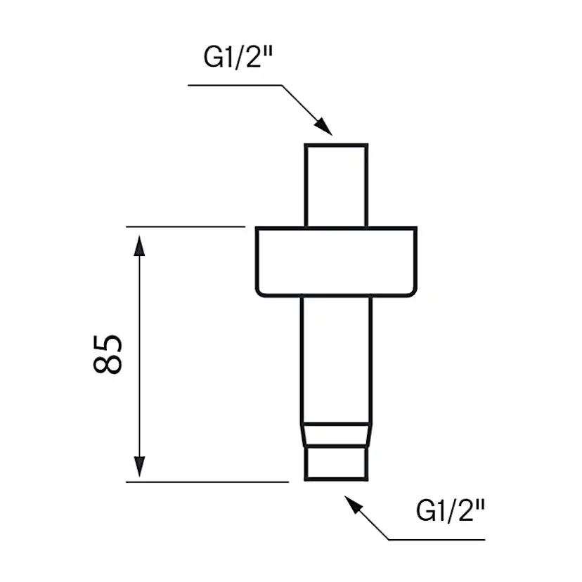 Anslutningsrör Tapwell FL 271-085