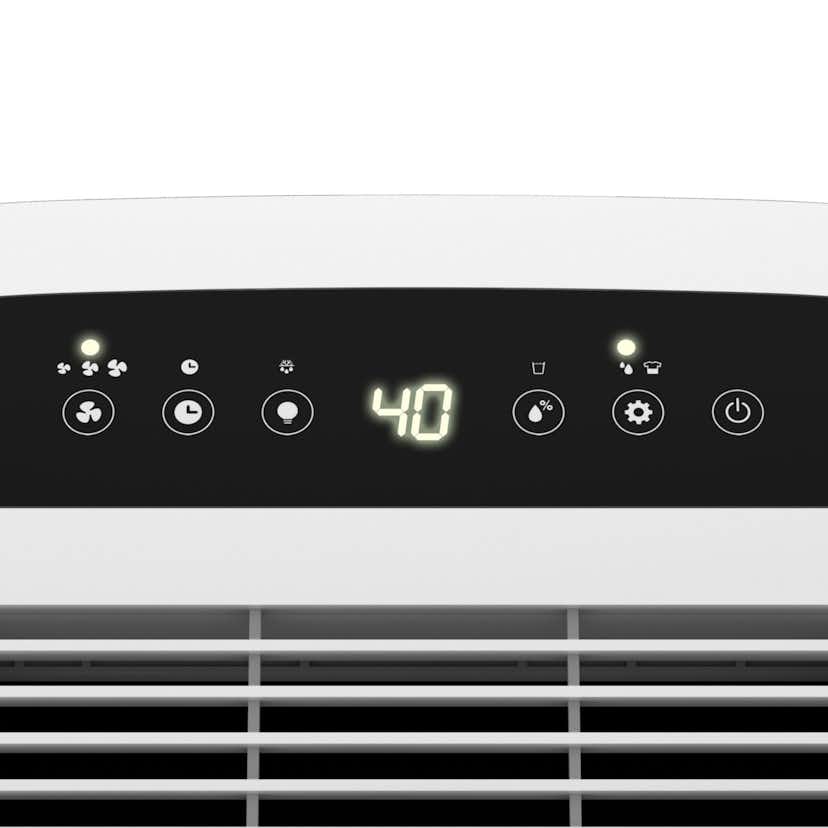 Luftavfuktare Olimpia Splendid Aquaria 14P med Timerfunktion & Hjul