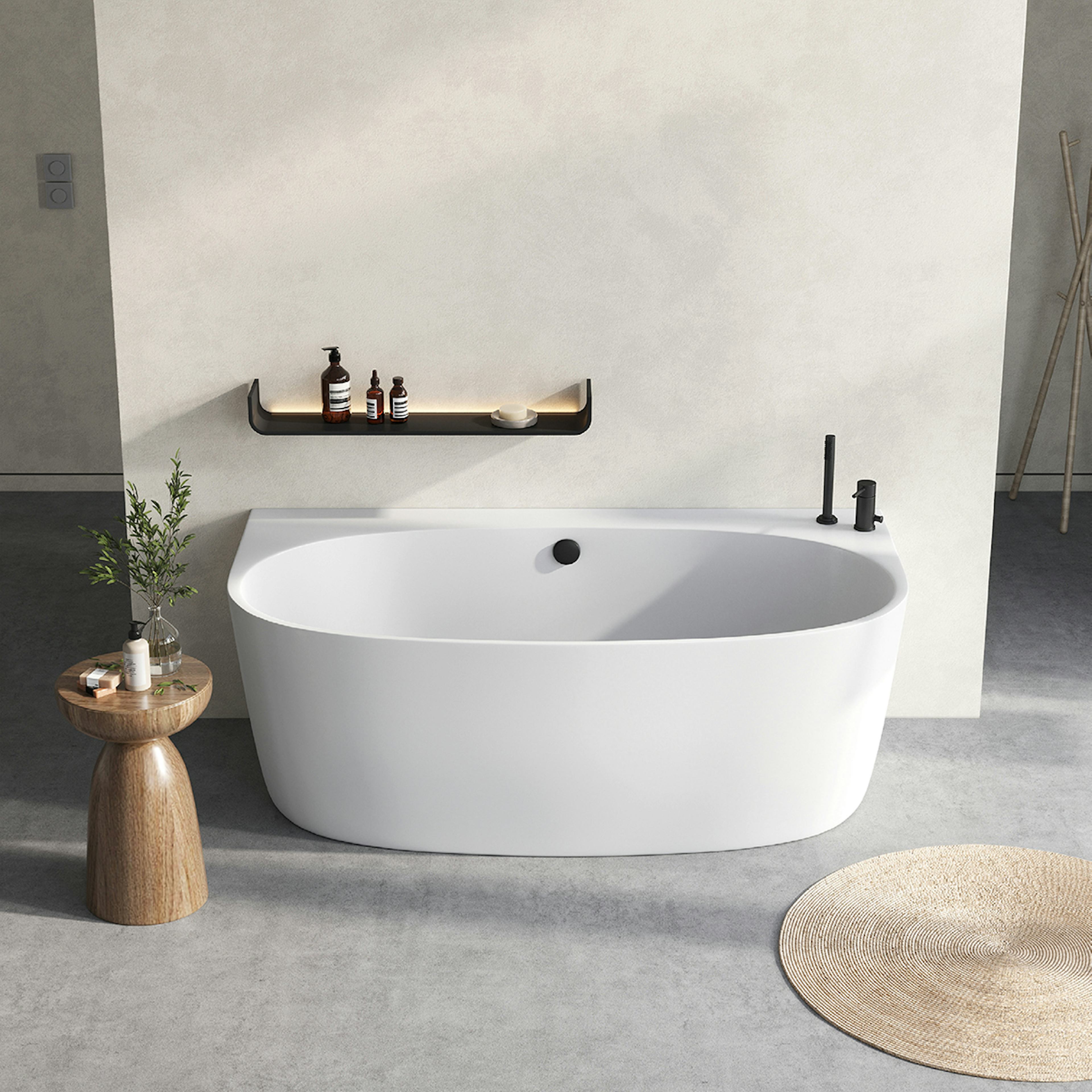 Badkar Strømberg Arden BTW 1580 mm