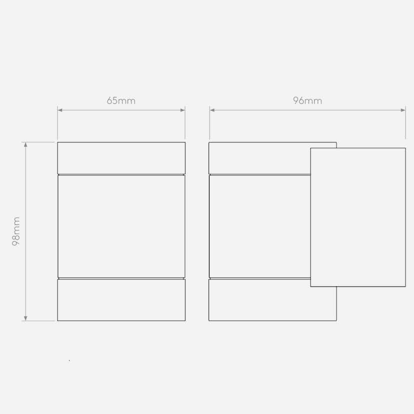 Fasadbelysning Astro Dartmouth Single