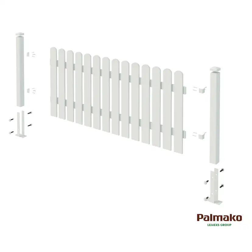 Staket Palmako Luise 10