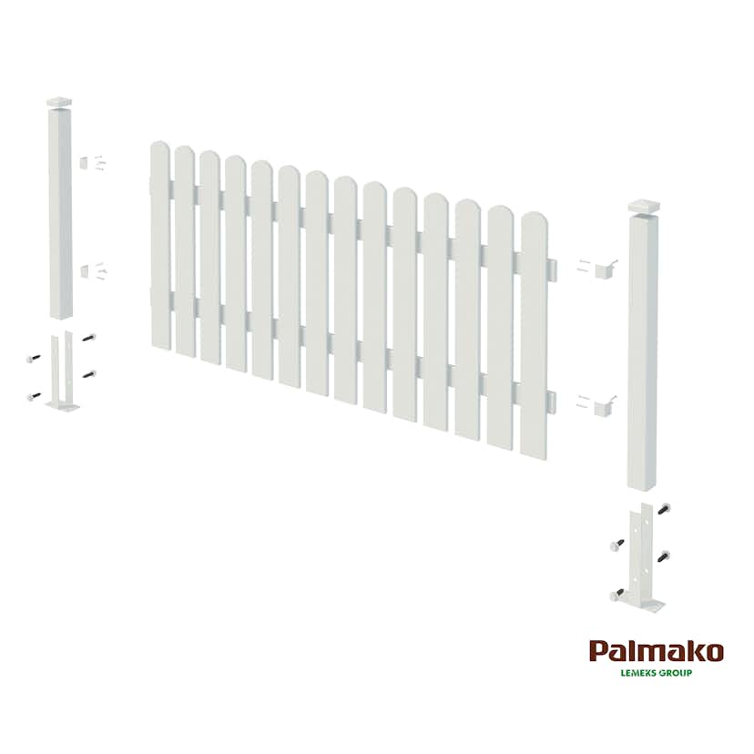 Staket Palmako Kelda 10