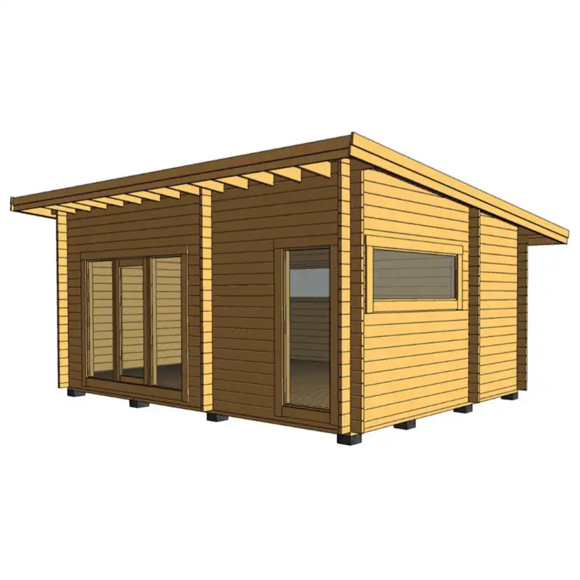 Attefallshus Baseco Nyliden funkisstuga 25 m2