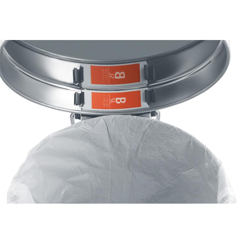 Avfallspåsar Brabantia 5L Vit Plastpåse med Knytband