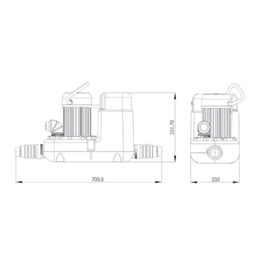 Avloppspump Saniflo Sanicom 1