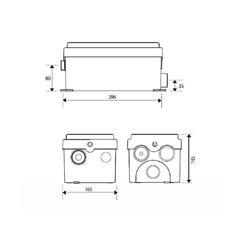 Avloppspump Saniflo Sanidouche Flat