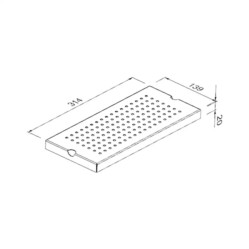 Avrinningsbricka DecoSteel Manhattan
