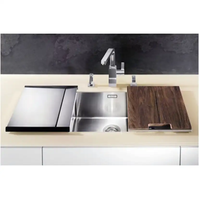 Avrinningsplan Blanco Rostfritt Stål 413 x 360 mm