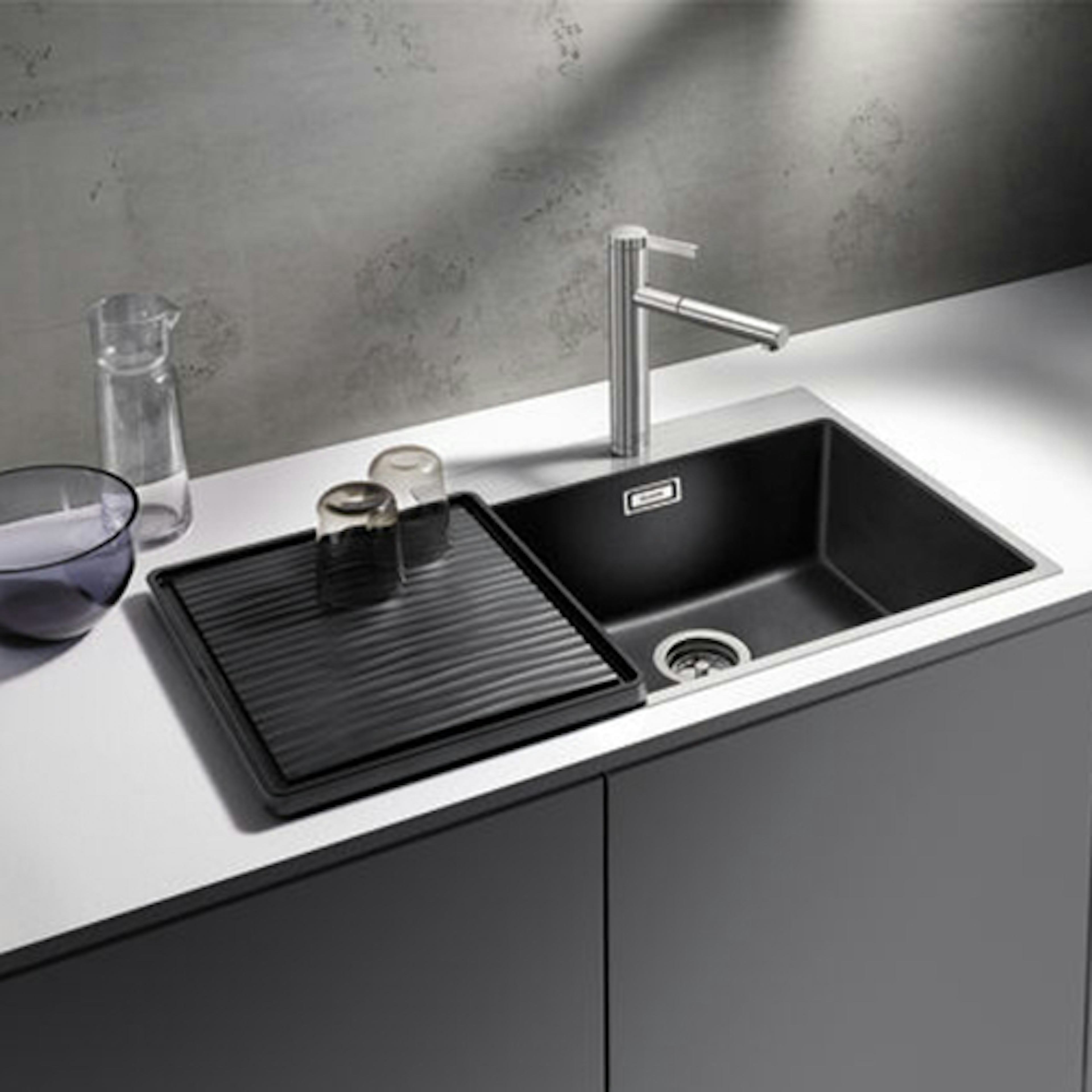 Avrinningsplan Blanco Svart Plast för Diskho & Köksvask