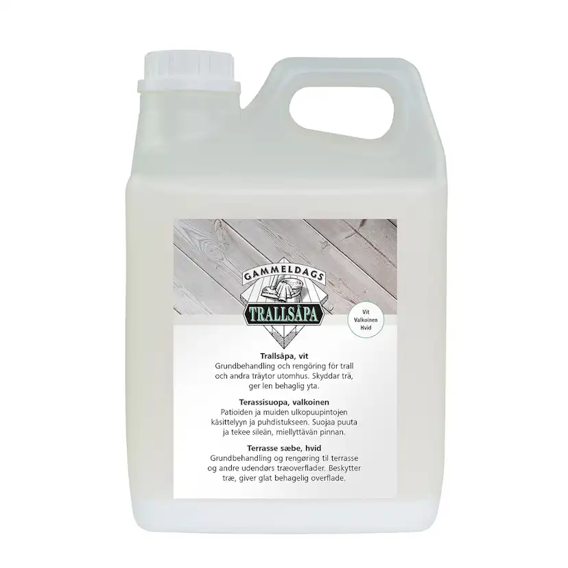 Trallsåpa Gammeldags Vit