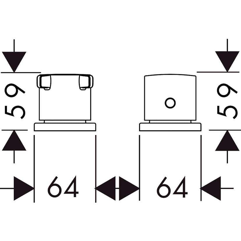 Sargblandare Axor Citterio 2-håls