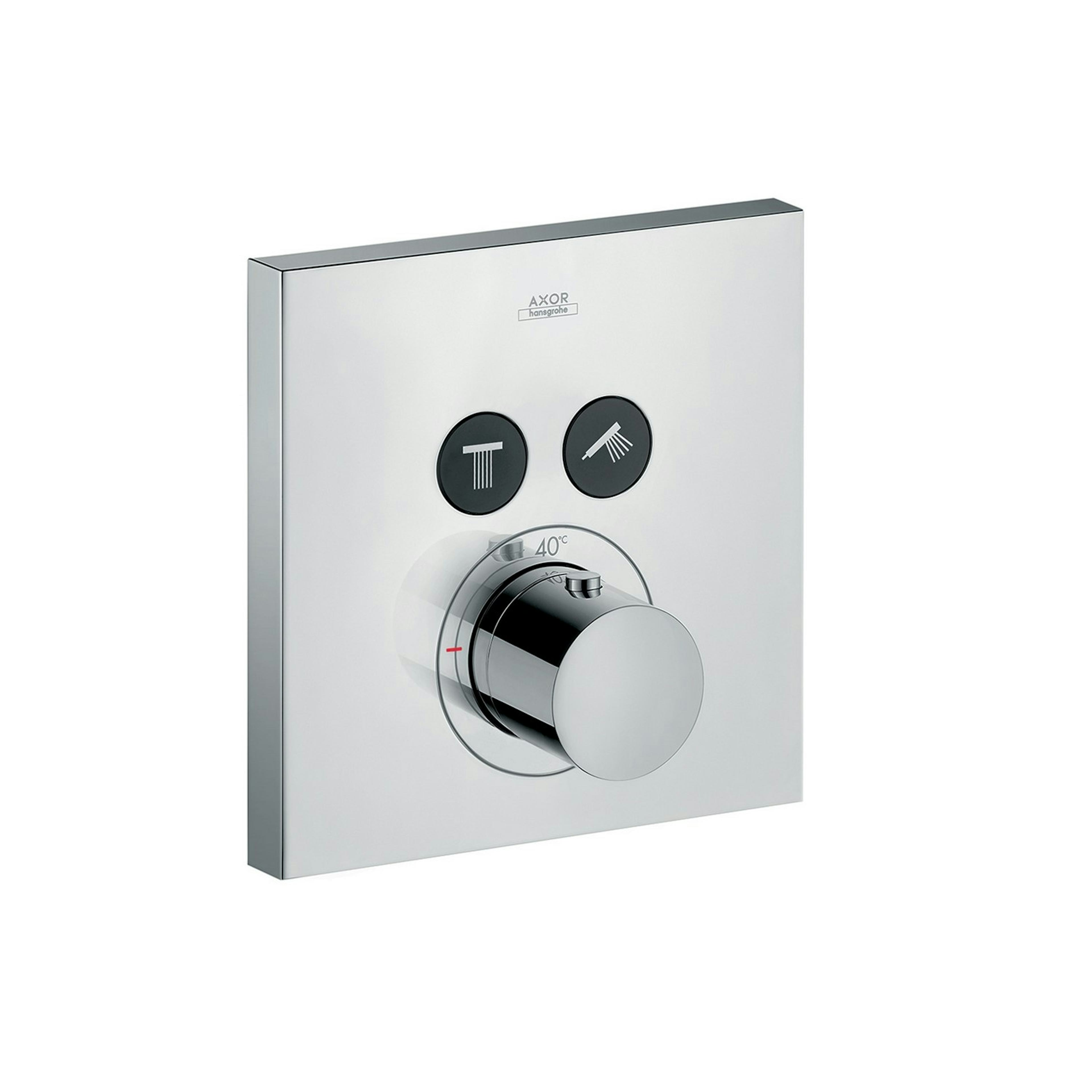 Inbyggnadsblandare Axor ShowerSleect Square 2-utlopp