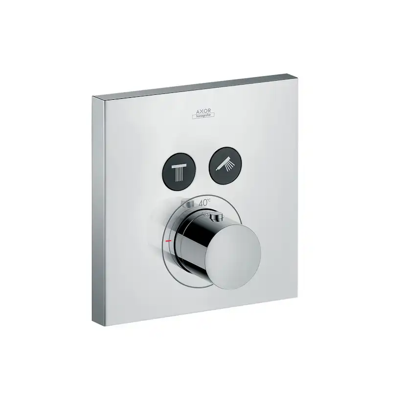 Inbyggnadsblandare Axor ShowerSleect Square 2-utlopp