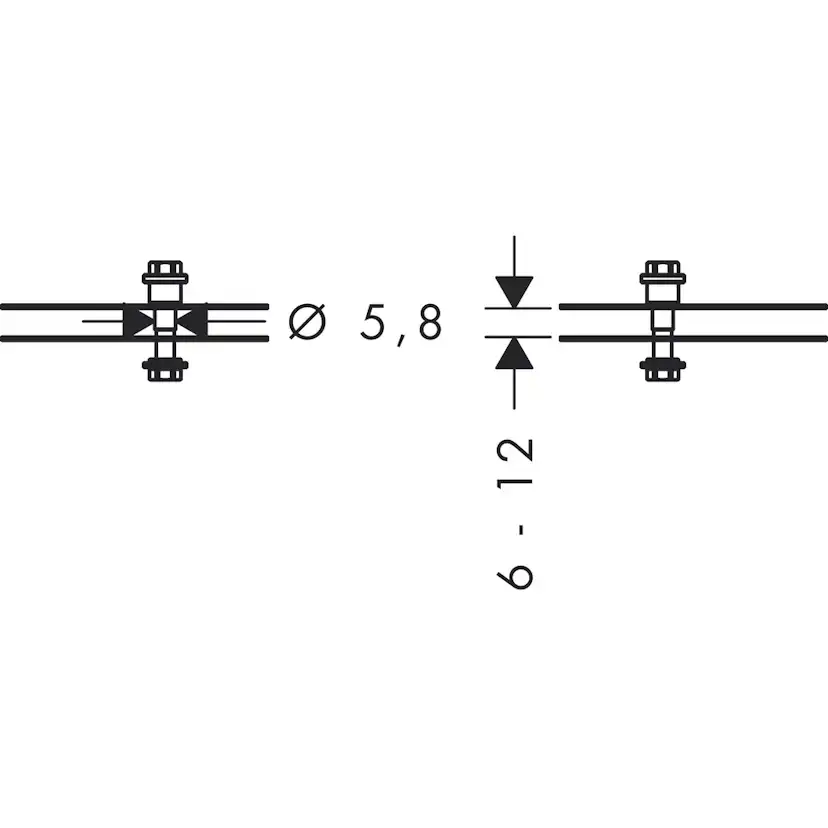 Monteringssats Axor Universal Accessories Badkarsgrepp