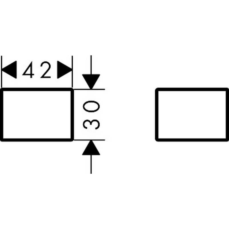 Täcklock Axor Universal Accessories