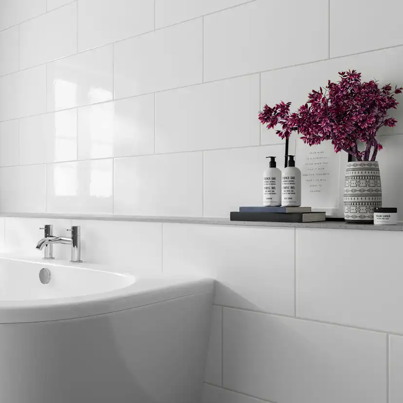 Kakel Tenfors Vit Blank 30x60 cm