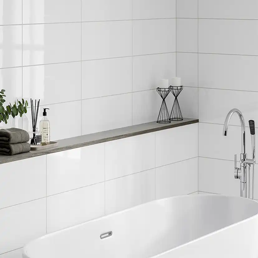 Kakel Tenfors Vit Blank 30x60 cm