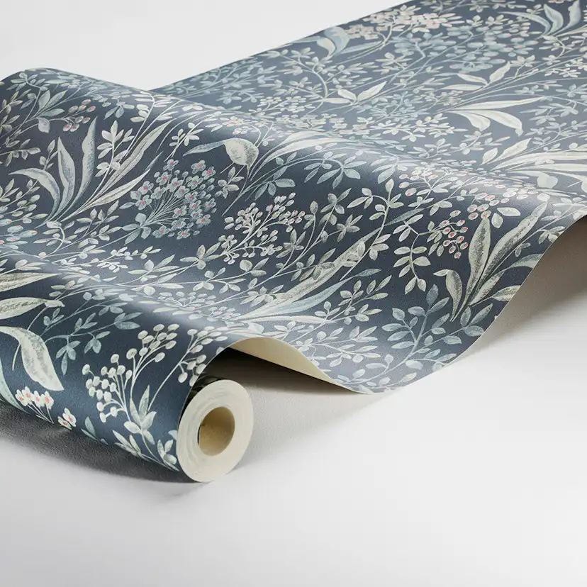 Tapeter Boråstapeter Vårt Arkiv Nocturne 2024 EasyUp, Mönstrad Blå