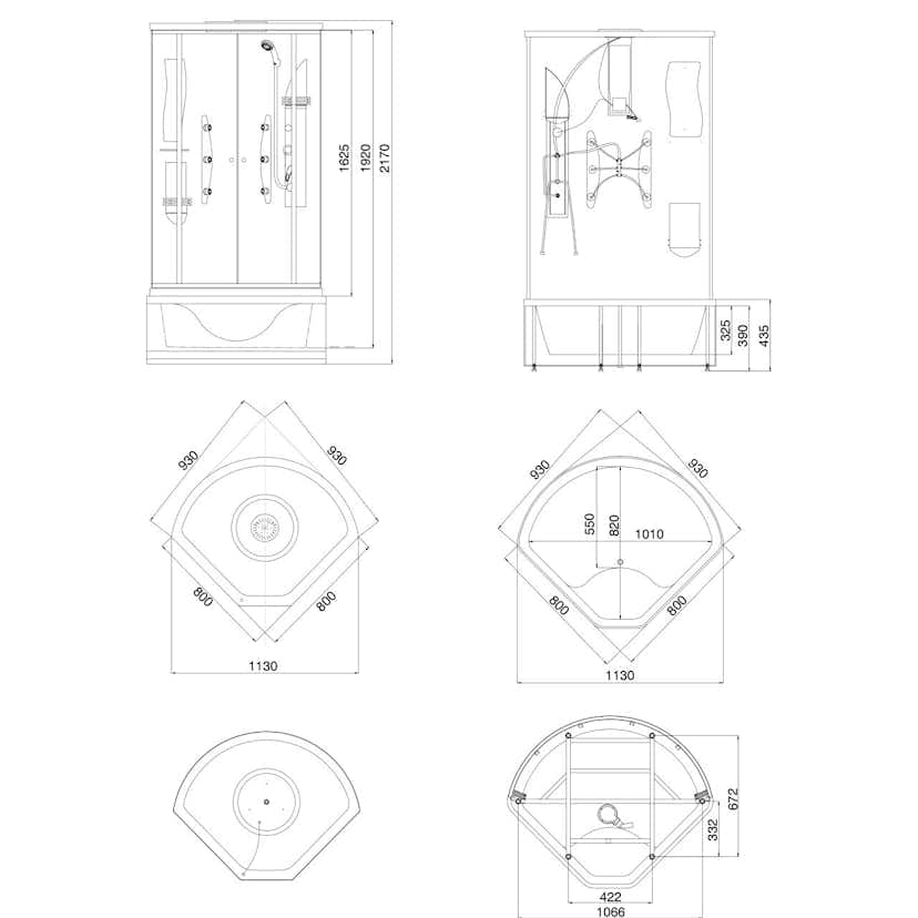 Bad & Duschkabin Arrow 6004